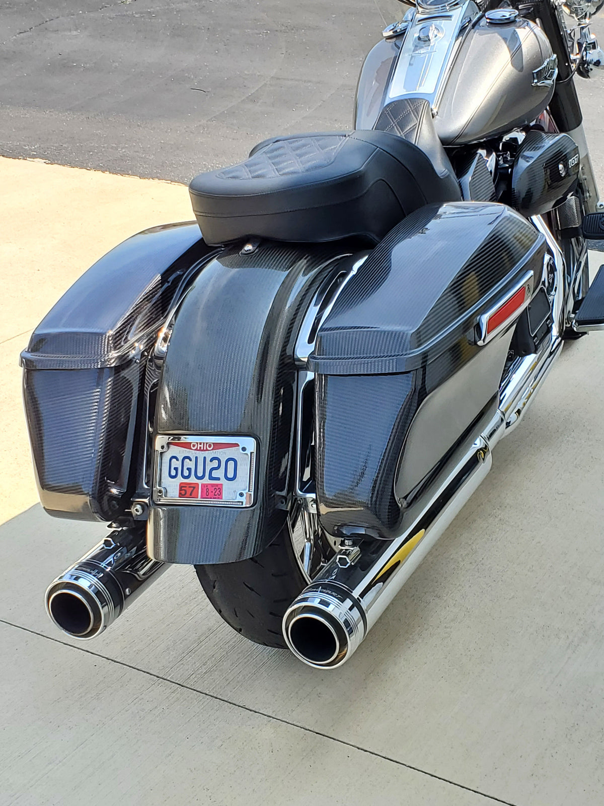 Harley Bagger Rear Fender - Dirty Bird Design